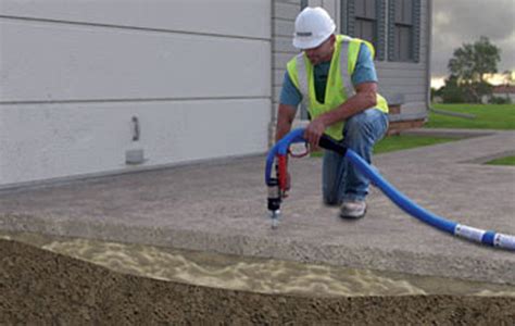 Concrete Lifting Leveling With Foam Poly Lift Usa Concrete Repair