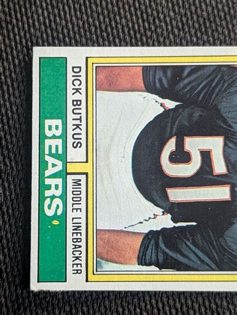 1974 Topps Set Break 230 Dick Butkus Chicago Bears Football Card EX