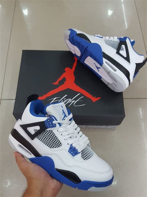 Venta Jordan Blanco Y Azul En Stock