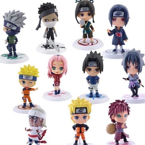 Pcs Naruto Pvc Cm A O Figura Modelo Uzumaki Sasuke Itachi Boneco