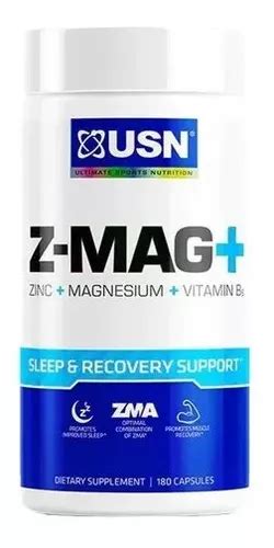 Z Mag Zma Magnesio Zinc Vit B6 Usn 180 Caps Orig