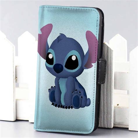 Disney Stitch Wallet Case For Iphone 44s55s5c6 And Samsung Galaxy