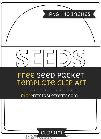 Free Seed Packet Template Clipart Seed Packet Template Seed