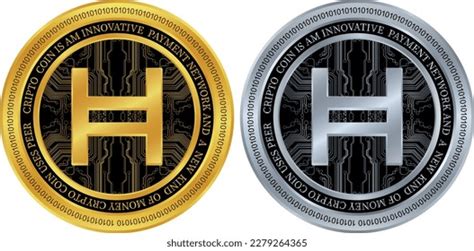 Hedera Hashgraphhbar Virtual Currency Logo Vector Stock Vector Royalty
