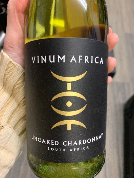 2019 The Winery Of Good Hope Vinum Africa Unoaked Chardonnay South