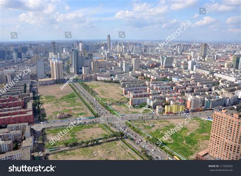 Shenyang City Skyline Aerial View Liaoning Stock Photo 111003032 ...