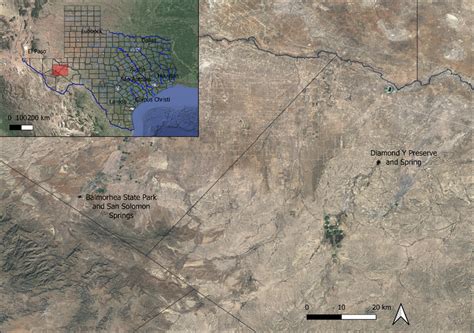 sample site locations  texas usa  scientific diagram