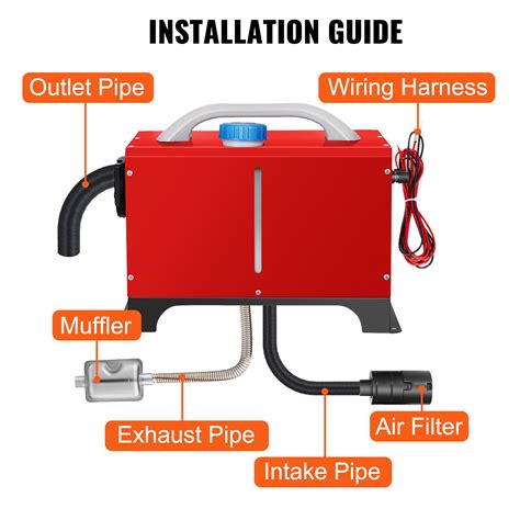 VEVOR Diesel Air Heater, 8KW Parking Heater, All in One 12V Truck ...