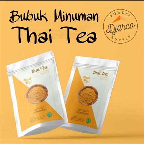 Jual Bubuk Minuman Rasa Thai Tea Kg Premium Powder Drink Shopee