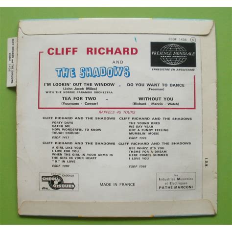 Do You Want To Dance 3 By Cliff Richard And The Shadows EP With