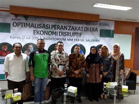 Optimalisasi Peran Zakat Di Era Ekonomi Disruptif PEBS FEB UI