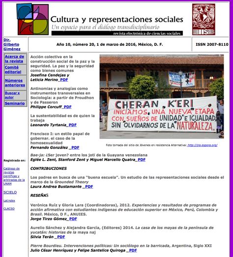 Archivos Cultura Y Representaciones Sociales