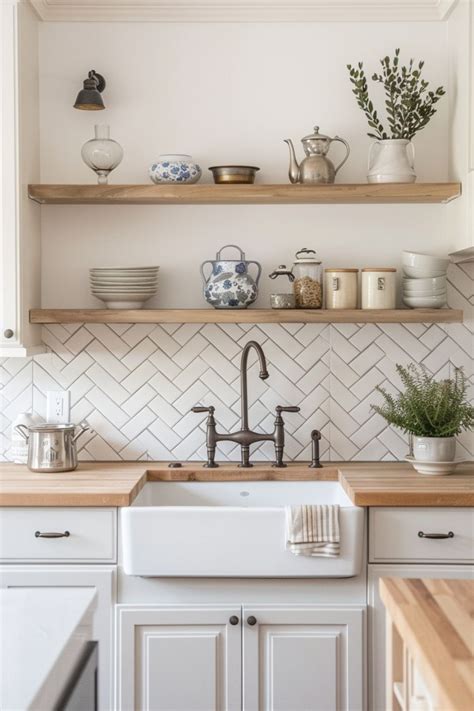 Stunning Backsplash And Butcher Block Countertop Combos In