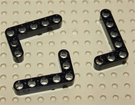 LEGO TECHNIC BLACK Liftarm 3x5 L Shape Thick Ref 32526 Set 8292 8258