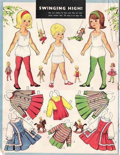 S Paper Doll Barbie Vintage Playmates Paper Art Paper Crafts Fun