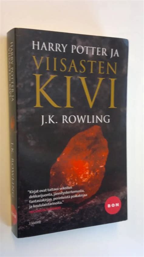 Harry Potter Ja Viisasten Kivi Rowling J K Finlandia Kirja