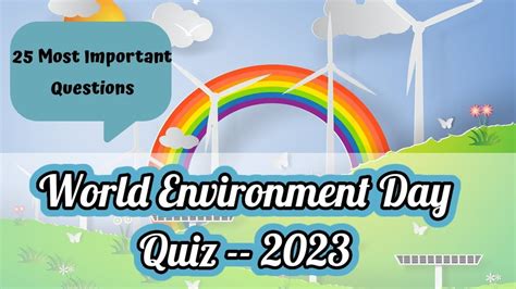 Environment Day Quiz World Environment Day Questions Quiz On