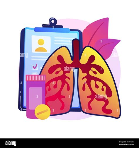 Chronic Obstructive Pulmonary Disease Abstract Concept Vector