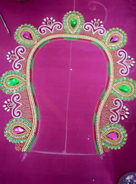 Pin By Lilysha Rani On Heavy Maggam Work Blouses Hand Work Blouse