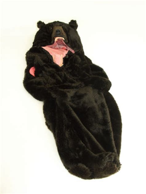 Realistic Bear Sleeping Bag Will Scare The Cold Away