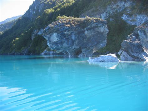 Marble caves in Chile : pics