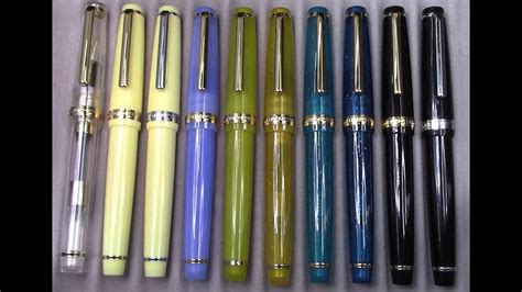 Jinhao Fountain Pen Review Nibs Colors Sparkle Youtube