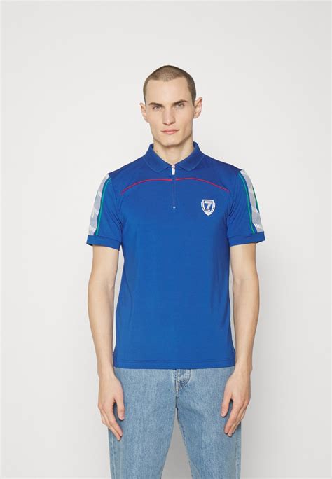 Ea7 Emporio Armani Poloshirt Blue Blau Zalando At