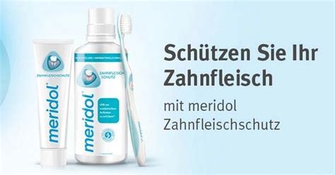 Müller Drogeriemarkt Gewinnspiel 20 meridol Produktpakete gewinnen