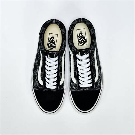 Vans Old Skool Monogram 黑白 范斯 LOGO印花 休閒 運動 滑板鞋 VN0A5KRSJDU 露天市集 全台最