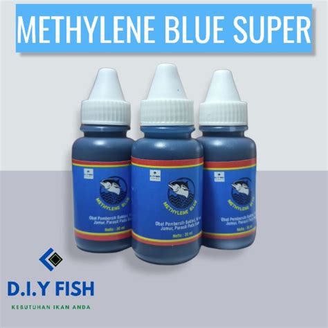 Jual Obat Biru Premium Methylene Blue Obat Ikan Cupang Louhan Arwana