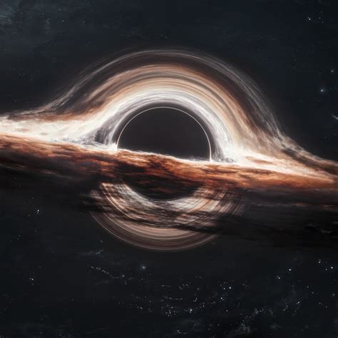 Gargantua Black Hole Wallpaper 4K Wormhole Interstellar Cosmos