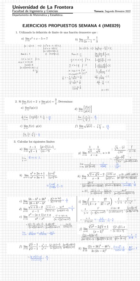 Ejercicios Propuestos Sem 4 220626 135124 Precálculo II Studocu