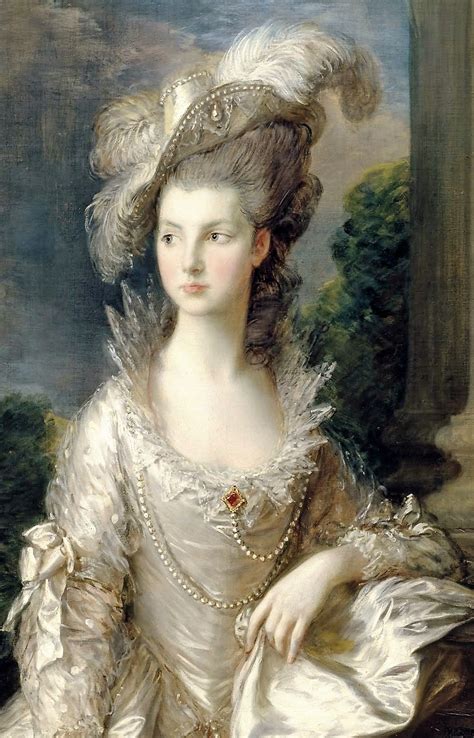 The Honourable Mrs Graham By Thomas Gainsborough Portrait Painting