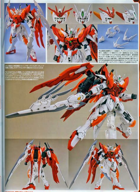 Gundam Guy Hgbf Wing Gundam Zero Honoo Part Set New Images