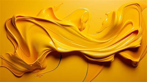 Premium AI Image | Yellow paint