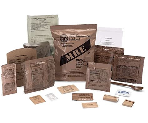 Camping And Hiking Mres And Freeze Dried Food A 24ct Mre Meals Ready To Eat