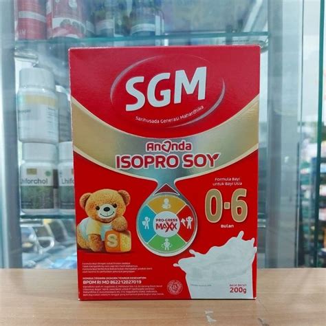 Jual Sgm Ananda Isopro Soya Gr Shopee Indonesia