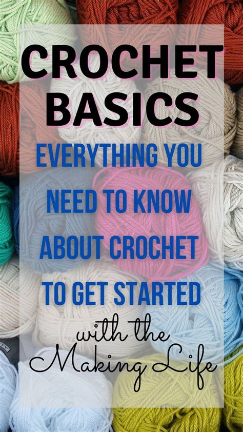 The Words Crochet Basics Everything You Need To Know About How To Get