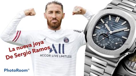 La Nueva Joya De Sergio Ramos Reloj Patek Philippe Nautilus Youtube