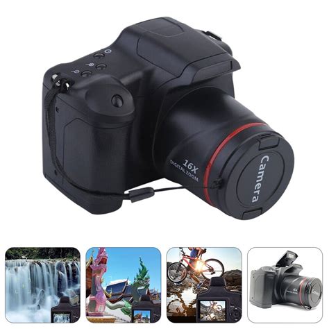 Etereauty Zoom 1080P HD 16x Shake Camera, Black - Walmart.com