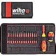 Wiha 2831T18 SlimVario Screwdriver And Bits Set With Stubby In Bag