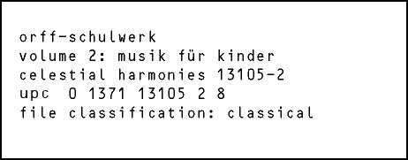 Orff Schulwerk Vol 2 Musik für Kinder