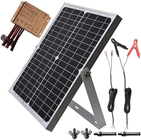 Buy Topsolar 20w 12v Solar Panel Kit Battery Charger Maintainer 10a Pwm Solar Charge