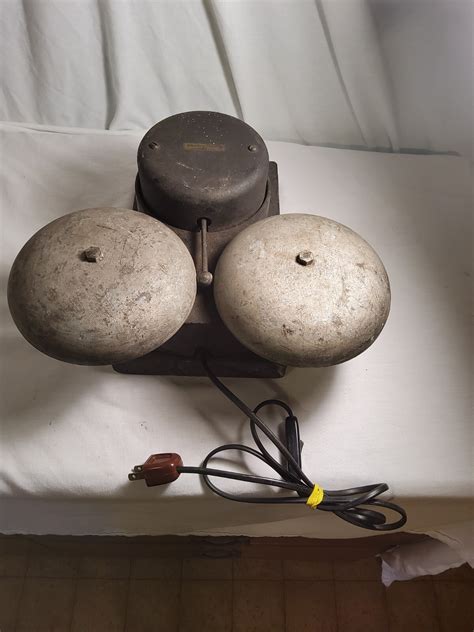 Western Electric wall bell ringer, industrial, switch for ringer on/off