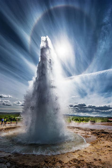 Strokkur Geyser Erupting Iceland Photograph By Arctic Images Pixels