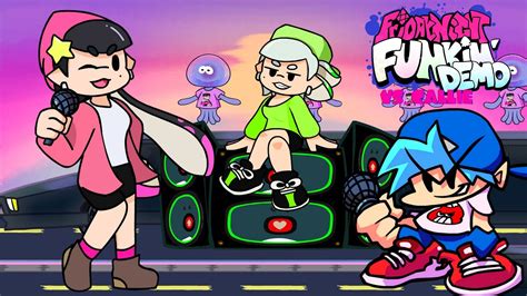 Fnf Splatoon Mod Vs Callie Demo Friday Night Funkin Mod Youtube