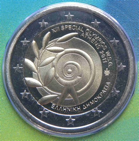 Greece 2 Euro Coin Special Olympics 2011 Euro Coinstv The Online Eurocoins Catalogue