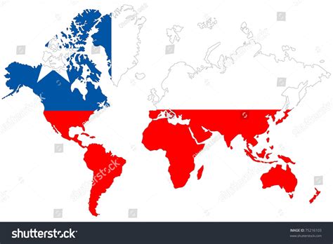 World Map Background Chile Flag Stock Illustration 75216103 - Shutterstock