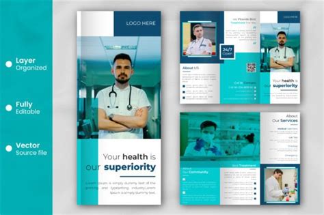 Medical Healthcare Flyer Design Graphic By Hafizulislamsir