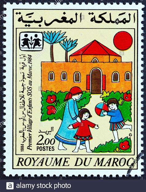 Morocco Circa A Stamp Printed In Morocco Issued For The St